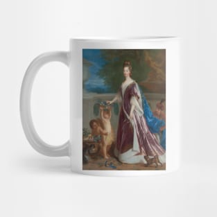 Portrait Of Elisabeth-Charlotte De Baviere, The Princess Palatine by Jean-Francois de Troy Mug